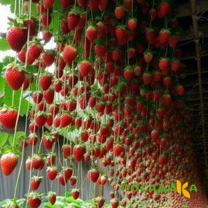 Клубника ампельная Анастасия купить по цене от 370р. в интернет-магазине «Посадика» с доставкой почтой в в Гулькевичие и по всей России – [изображение №1].